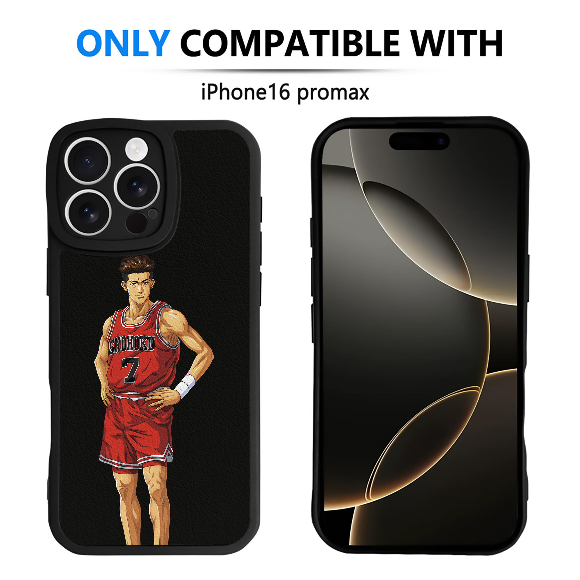 （画像用） SLAM DUNK／スラムダンク 【iPhone 16シリーズ対応】シリコンスマホケース（レザー調） 材質：シリコン